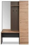 MID.YOU Gaderobe Medan ca. 122 cm Eiche Artisan
