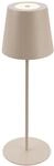 Brilo Akku Tischleuchte Kiki Touch Dimmbar 12 x 36 cm Beige