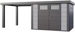 Ger&auml;tehaus Classico 3024 mit Offene Lounge L Links 582 cm x 238 cm Hellgrau