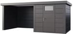 Ger&auml;tehaus Classico 2424 mit Lounge S Links 522 cm x 238 cm Anthrazit