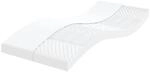 vidaXL Schaumstoffmatratze Wei&szlig; 100x200 cm 7-Zonen H&auml;rtegrad 20 ILD 356353