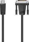 Hama Verbindungskabel HDMI-Stecker/DVI/D-Stecker Schwarz 1,5 m