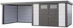 Ger&auml;tehaus Classico 3030 mit Lounge L Links 642 cm x 238 cm Wei&szlig;