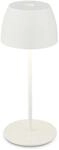 Brilo LED-Akku-Tischleuchte Serina Mini Wei&szlig; 20 cm x &Oslash; 8 cm