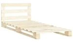 vidaXL Palettenbett Massivholz Kiefer 90x200 cm619008