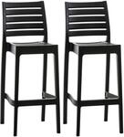CLP 2er Set Barhocker Ares Schwarz