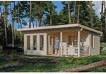 Skan Holz Gartenhaus Arnheim 670 cm x 444 cm Natur Unbehandelt