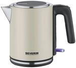 Severin Wasserkocher WK 9577 1, Edelstahl Beige-Schwarz