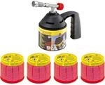 Rothenberger L&ouml;tlampen RoFlame Economy Set inkl. 4 Gaskartuschen