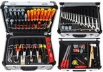 Famex Werkzeugkoffer 418-88 Professional 128-teilig mit Werkzeugset Gef&uuml;llt