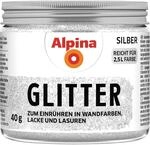 Alpina Kreativ-Glitter f&uuml;r Anstrichmittel Silber 40 g
