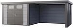 Ger&auml;tehaus Classico 3030 mit Lounge L Rechts m. Fenster 642 cm x 238 cm...