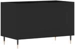 vidaXL Plattenschrank Schwarz 74,5x38x48 cm Holzwerkstoff 831717