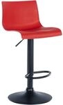 CLP Barhocker Branford rot/Kunststoff