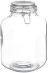 Relaxdays Einmachglas 3, Glas Eisen Luftdicht 24 cm x 15 cm 1,1 kg