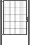 Einzeltor Flexo Plus 150 cm x 200 cm Pfosten 100 cm x 100 cm Anthrazit