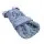 Fashion Dog Hunde-Steppmantel mit Kunstpelz-Futter Azzurro 36 cm