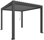Biohort Pergola 3 m x 3,5 m Dunkelgrau-Metallic/Silber-Metallic