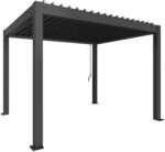 Biohort Pergola 3 m x 3,5 m Dunkelgrau-Metallic