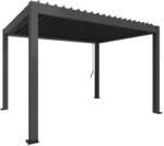 Biohort Pergola 4 m x 3 m Dunkelgrau-Metallic