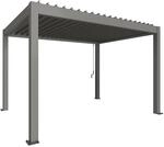 Biohort Pergola 4 m x 3 m Quarzgrau-Metallic