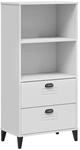 vidaXL B&uuml;cherschrank VIKEN Wei&szlig; 60x35x123 cm Holzwerkstoff 374947
