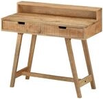 vidaXL Schreibtisch 100x45x90 cm Raues Massives Mangoholz 328269