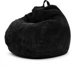 Green Bean Sitzsack Scoop 90 x 110 cm Waschbarer Bezug mit EPS-Perlen-F&uuml;llung