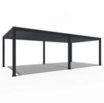 Weide Elektrische Deluxe Plus Aluminium Pergola 4 x 8 M mit LED