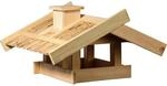 Dobar Vogelhaus Trollanes mit Schilfdach zum Aufstellen 50 cm x 43 cm x 29 cm
