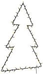 vidaXL Weihnachtsbeleuchtung Weihnachtsbaum-Silhouette 115 LEDs 4019603