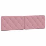 vidaXL Kopfteil-Kissen Rosa 180 cm Samt 374744