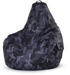 Green Bean Sitzsack Cozy 80 x 70 x 90 cm Wetterfest Waschbarer Bezug Camouflage