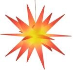 vidaXL LED-Weihnachtsstern Faltbar Rot 57 cm 356187