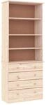 vidaXL B&uuml;cherregal mit Schubladen ALTA 77x35x186,5cm Massivholz Kiefer 353953