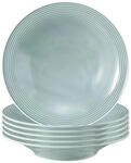Seltmann Weiden Beat Color Glaze Suppenteller 22,5 cm 6er Set Arktisblau
