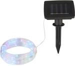 Globo Solar LED-Lichterkette Schwarz 50x LED 490 cm,ang