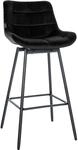 CLP Barhocker Weston Schwenkbar Schwarz/Samt