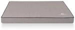 Knuffelwuff Hundematte Nantucket Orthop&auml;disch Velours L 80 x 60cm Grau