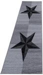 Ayyildiz Kurzflorteppich Plus 8002 Grau 80 cm x 300 cm