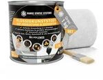 HSS Fl&uuml;ssigkunststoff Abdichtungs- und Reparatur-Set 1 kg Grau