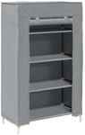 vidaXL Schuhschrank Grau 60,5x30x97 cm Vliesstoff 4100621
