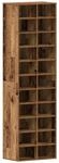 vidaXL Schuhschrank Altholz-Optik 54x34x183 cm Holzwerkstoff 859384
