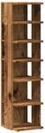 vidaXL Schuhschrank Altholz-Optik 28x27x102 cm Holzwerkstoff 856664