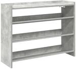 vidaXL Schuhregal Betongrau 80x25x62 cm Holzwerkstoff 859917