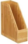 Relaxdays Stehsammler Bambus Natur A4 30 cm x 10 cm x 26,5 cm 0,9 kg