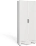 Vicco Aktenregal Ingo Wei&szlig; 80 x 182 mit Schublade Art Nr 36454