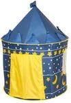 roba Kinderzelt Mond und Sterne Spielhaus aus Stoff mit Tasche