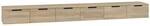 vidaXL Wandschr&auml;nke 2 Stk Sonoma-Eiche 102x30x20 cm Holzwerkstoff 3115902