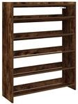 vidaXL Schuhregal R&auml;uchereiche 80x25x100 cm Holzwerkstoff 859900